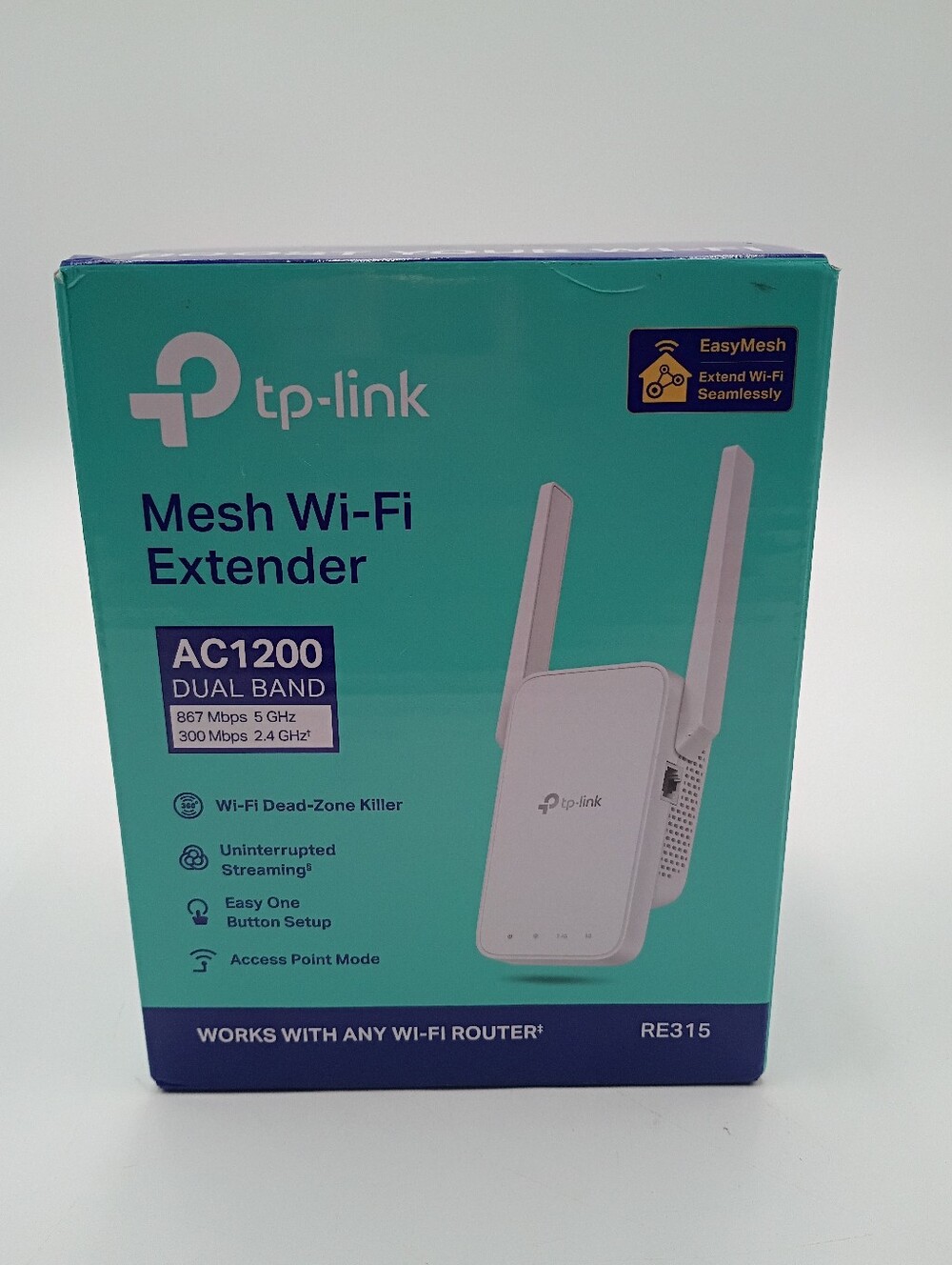 TP-Link RE315 AC1200 Mesh WiFi Range Extender Dual Band Repeater Open Box